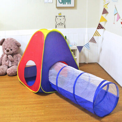 Source factory supply children's tent domineering two-piece set indoor fence children's ball pool outdoor playhouse
